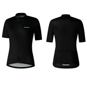 Jersey Shimano Element Mujer Manga Corta Negro M