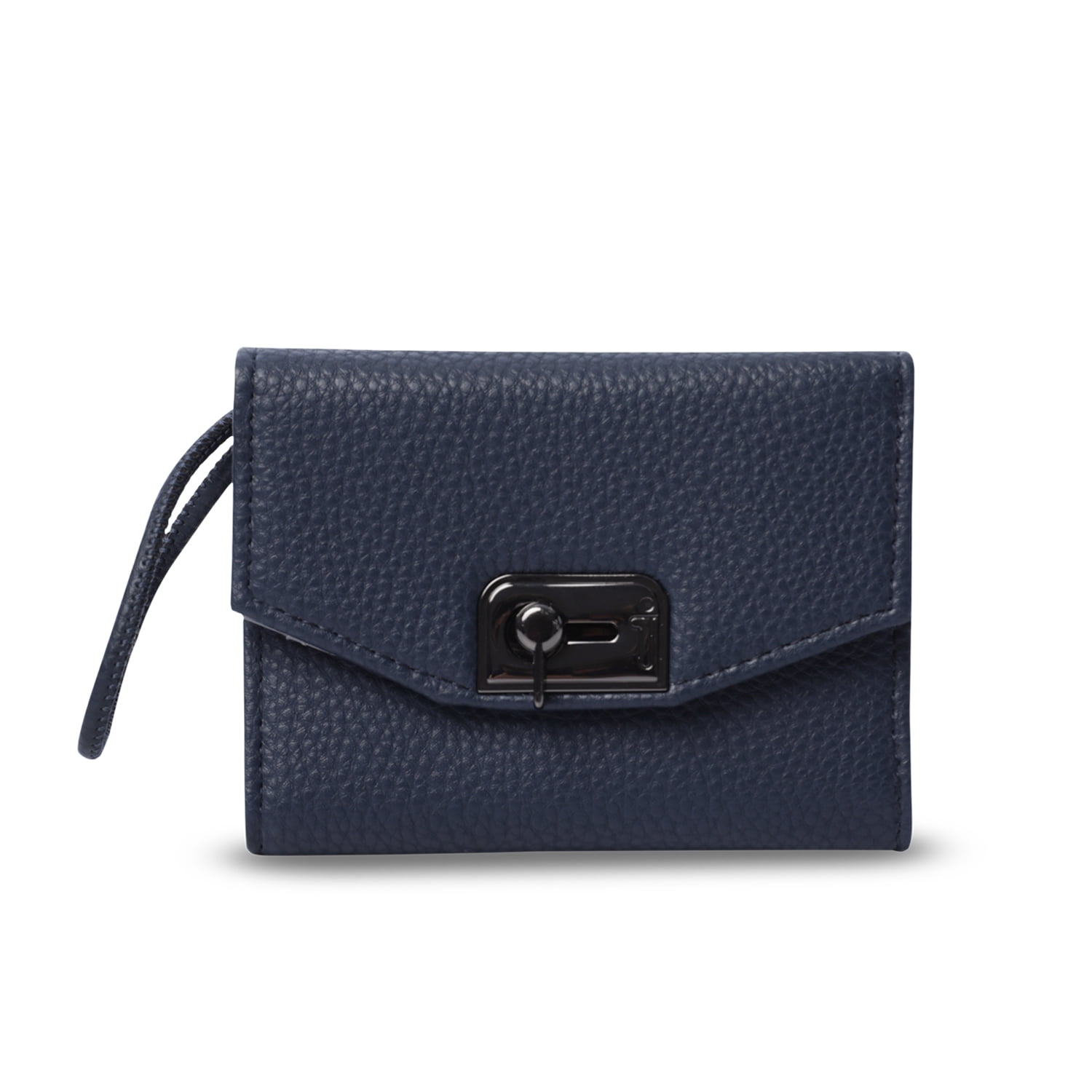 Billetera Totto Mujer Smooth Ney Con Rfid Blocker Azul