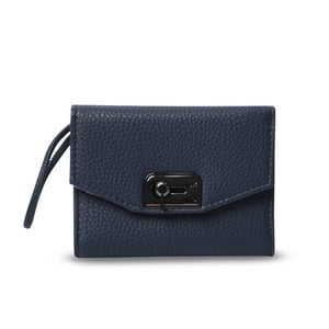 Billetera Totto Mujer Smooth Ney Con Rfid Blocker Azul