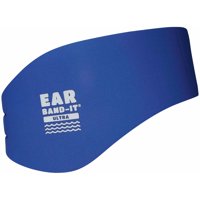 Ear Band-It - Diadema De Natación Band-It Ultra Premium, Azul, Talla Grande