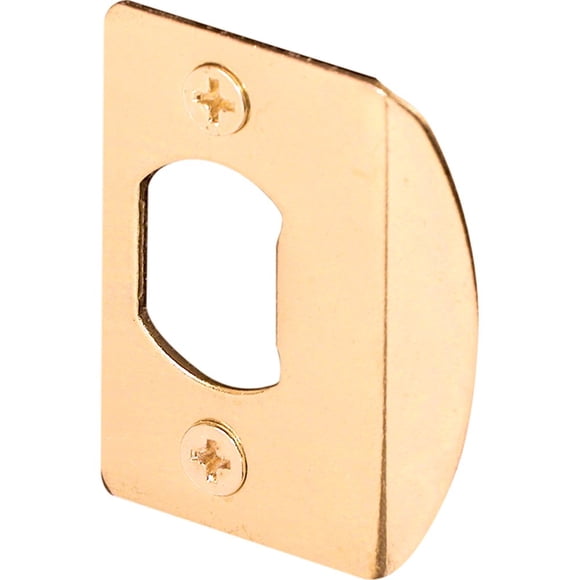 Door Strike Prime-Line E 2349 de acero bañado en latón