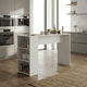 thumbnail image 5 of Isla Cocina Estantes Blanca, 5 of 7