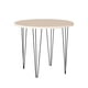 thumbnail image 3 of Mesa De Comedor Redonda Con Patas De Metal, 3 of 4