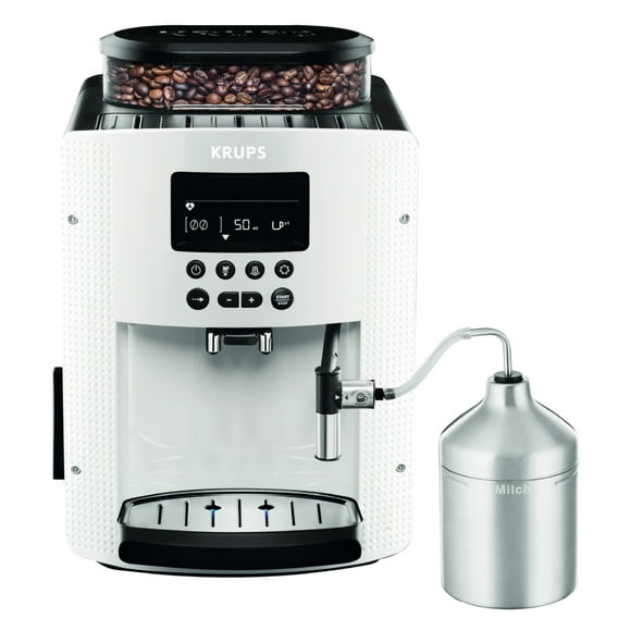 Cafetera Espresso Full Auto Display Blanca Krups