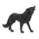 thumbnail image 2 of Figura De Lobo Nórdico Manualidades De Modelo De Animal Salvaje Para Decoración De Oficina En Casa Negro, 2 of 5