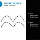 thumbnail image 2 of Juego de Mangueras de Freno TRQ para BMW X1 2017-2019, X2 y Mini Cooper, 2 of 9