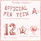 thumbnail image 2 of Decoraciones para fiesta de cumpleaños Payuzk Official Pre-Teen 12 años, 2 of 7