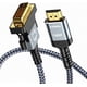 thumbnail image 1 of Cable adaptador HDMI a DVI Capshi, 1,8 m, 1080p, chapado en oro, 1 of 8