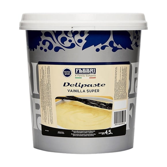 Balde Pasta Concetrada Vainilla Super Con Color 4.5 Kg