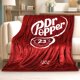 thumbnail image 1 of Manta de franela RMKA Dr Pepper de 180 x 150 cm, 1 of 8
