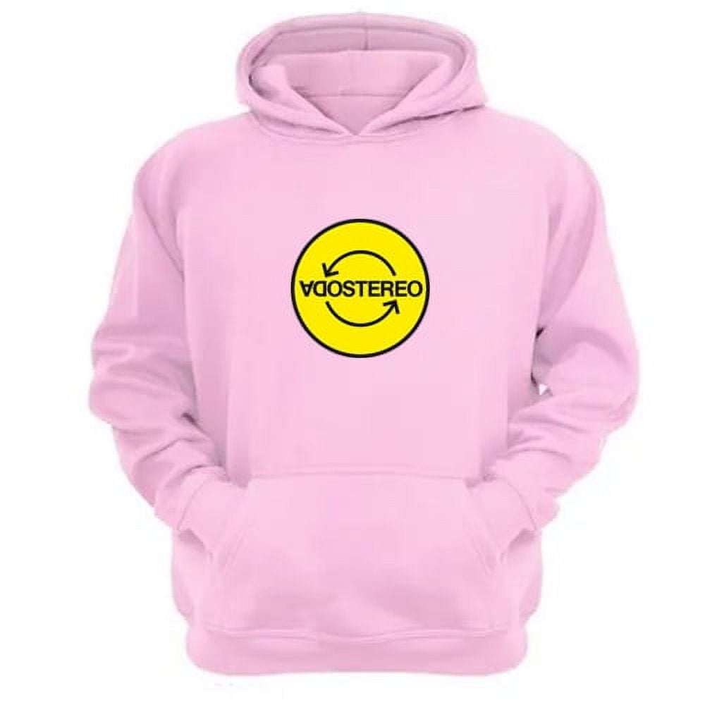 Genérico - Polerón Canguro Soda Stereo Rosa Talla Xl Unisex