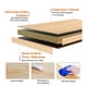 thumbnail image 4 of Escritorio De Oficina Multifuncional Con Estantería - Madera 120cm, 4 of 5