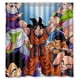 thumbnail image 1 of Cortina de ducha de Anime Dragon Ball Goku, juego de cortina de baño con ganchos, tamaño 66 x 72 pulgadas, 1 of 3
