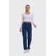 thumbnail image 4 of Jeans Mujer Línea Bolsillo Calce Recto Azul, 4 of 4