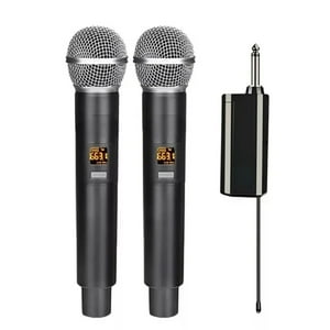 Set 2 Microfnos Inalambricos Uhf Recargables Philco Pro Wu519