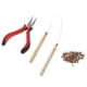 thumbnail image 3 of Extensiones De Cabello Alicates Gancho Kit De Herramientas + 100 Micro Anillos De Silicona, 3 of 3