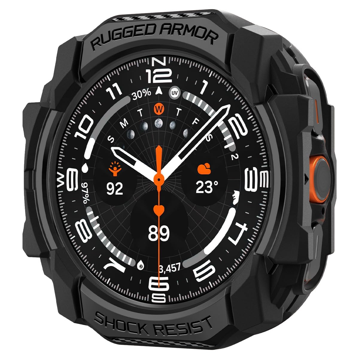 Funda Spigen Rugged Armor Para Samsung Galaxy Watch Ultra De 47 Mm