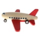 thumbnail image 2 of El mini juguete de madera de la fricción del aeroplano tira hacia atrás para el regalo Red Wing de los niños, 2 of 5