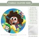 thumbnail image 2 of Los padrinos mágicos: Un nuevo deseo-theme Fitted Round Tablecloths Elastic Edged Table Covers Waterproof Table Cloth for Kitchen Holiday Party Tables Decor 120cm, 2 of 6