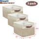 thumbnail image 3 of Simple Houseware Cubo de Almacenamiento de Tela Grande 3 Unidades Beige, 3 of 9