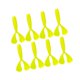 thumbnail image 1 of 8 Piezas De Se?uelos De Pesca Grub Jerk Baits Para Trucha, Crappie, Lubina, Swimbaits, Paleta Amarilla, 1 of 3