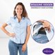 thumbnail image 5 of Cinturón femenino BELTAWAY ajustable con hebilla plana elástica, 5 of 9