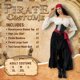 thumbnail image 3 of Disfraz de Pirata para Mujer UFLJPKS - Set Completo de 5 Piezas, 3 of 8
