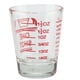 thumbnail image 4 of Vaso medidor de vidrio transparente pequeño de 45 ml, jigger esencial para cócteles, escala roja, 4 of 8