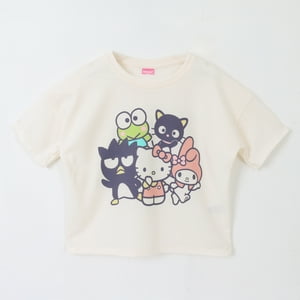 Polera Manga Corta Niño Blanco Friends Hello Kitty