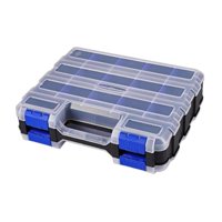 Magideal - Caja De Almacenamiento De Hardware Portátil Divisores Extraíbles Versátiles Ligeros Versátiles Para Tornillos Tuercas Estuche De Piezas Pequeñas Con Azul