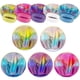 thumbnail image 3 of 5 paquetes de gorros de satén brillante para mujer, gorros de dormir de satén suave, gorros holográficos para la caída del cabello, gorros de salón, gorros de noche, gorros para dormir., 3 of 7