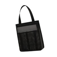 Bothyi - Bolsa De Ducha Portátil De Malla, Organizador De Baño Para Campamento, Para Mujeres Y Hombres, Color Negro