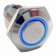 thumbnail image 1 of Pulsador Metálico 5v 16mm Indicador Anillo Led Azul [ Max ], 1 of 2