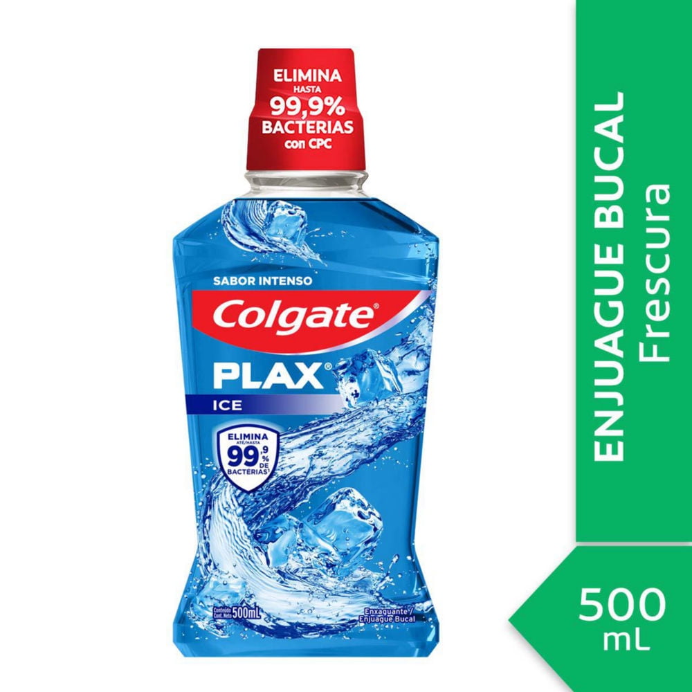 Colgate - Enjuague Bucal Plax Ice