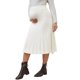 thumbnail image 4 of INSPIRE CHIC Falda de Suéter de Maternidad para Mujeres Sobre el Vientre Tejido Midi Embarazo Faldas Plisadas X-Large Blanco, 4 of 6