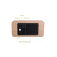 thumbnail image 3 of Reloj despertador digital LED, escritorio, alarma, negro, 3 of 3