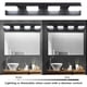 thumbnail image 3 of Luz Vanity LED GOODATE 4 Luces Negra 3 Colores Regulable, 3 of 3
