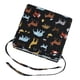 thumbnail image 4 of Cojín portátil para silla de comedor, cojín para silla, asiento para silla , cojín aumentado, con correa para bebés y niños animales negro, 4 of 5