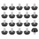 thumbnail image 1 of Niveladores de muebles ajustables con rosca Uxcell, niveladores de patas de muebles tornillo M6 x 12mm, 1 of 7