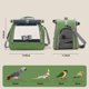 thumbnail image 2 of Transportadora para Aves KREACHUR - Jaula de Viaje Verde con Percha, 2 of 8