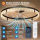 thumbnail image 5 of Ventilador de techo sin aspas Addlon de 24" con LED y control remoto, 5 of 9