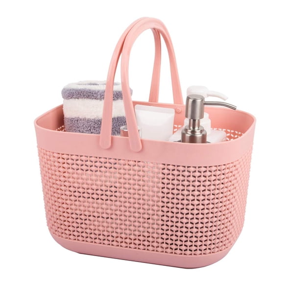 Cesta de Ducha UUJOLY 32 cm x 19 cm x 18 cm Rosa Portátil