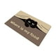 thumbnail image 2 of Felpudo Para Puerta De Gato, Tapete Decorativo Absorbente Para Baño, Para Entrada, Cocina, Hogar, Gato Oscuro, 40cm X 60cm, 2 of 3