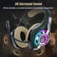 thumbnail image 2 of Auriculares gaming Tatybo RGB con cancelación de ruido y micrófono camo, 2 of 6