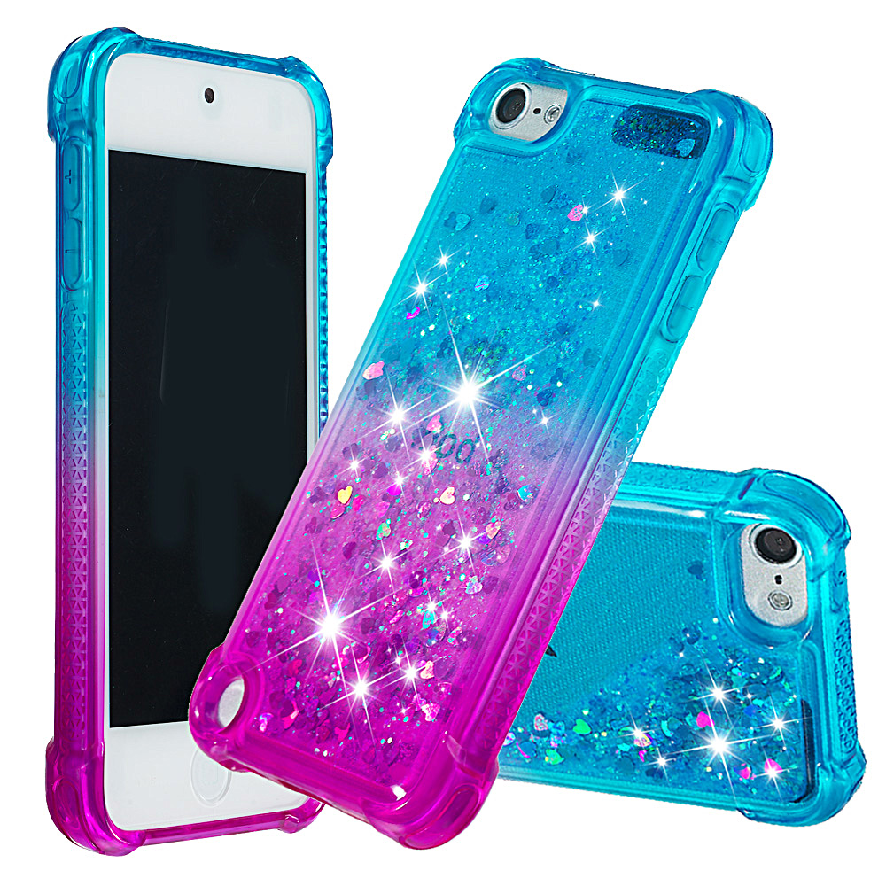 Foxdock - Funda Para Ipod Touch 6 Con Diseño Gradiente Y Brillo Líquido Antigolpes Tpu