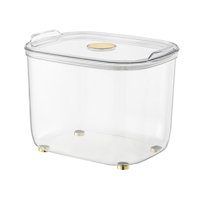 Ioensy - Pecera Transparente Portátil Con Tapa Para Peces Pequeños, Peces Dorados, Salas De Estar Grandes