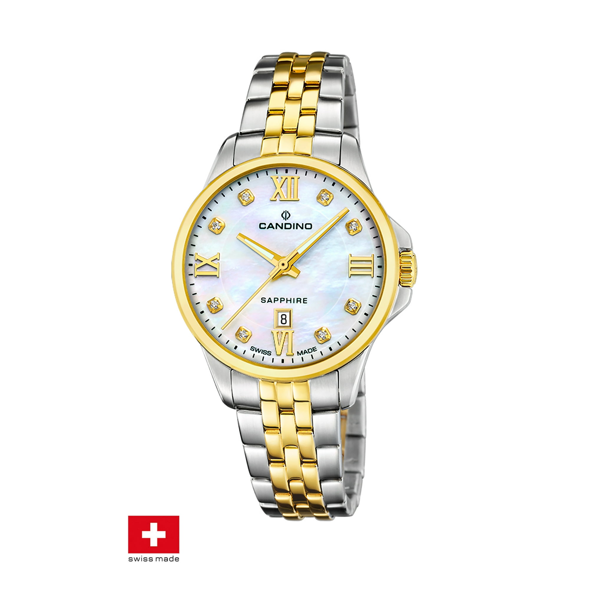 Reloj C4767/1 Candino Swiss Blanco Mujer Couples Classic