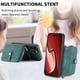 thumbnail image 3 of Funda Tipo Cartera con Correa Cruzada para iPhone 15 Pro Max Protección Contra Golpes Verde, 3 of 5