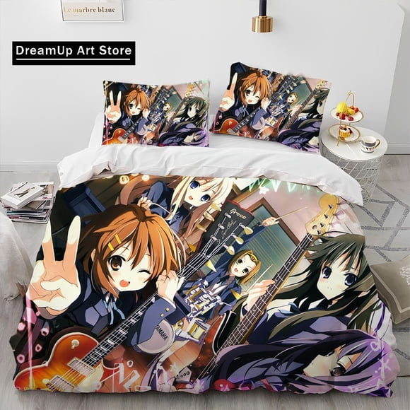 K-ONCute Lolita Kawaii Girls Comforter Bedding SetDuvet Cover Bed Set Quilt Cover Pillowcase Bedding Set