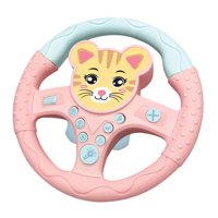 Magideal - Volante De Coches De Juguete, Volante De Conducción De Simulación, Juguete Para Juego De Imitación Portátil, Regalo Para Niños Y Niñas , Gatito